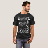 船の上でワインを飲むぞ 面白い ワイン好き ワイン Tシャツ (正面フル)