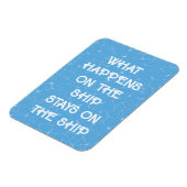 船の上で何が起こるか – ドア マグネット (左側)