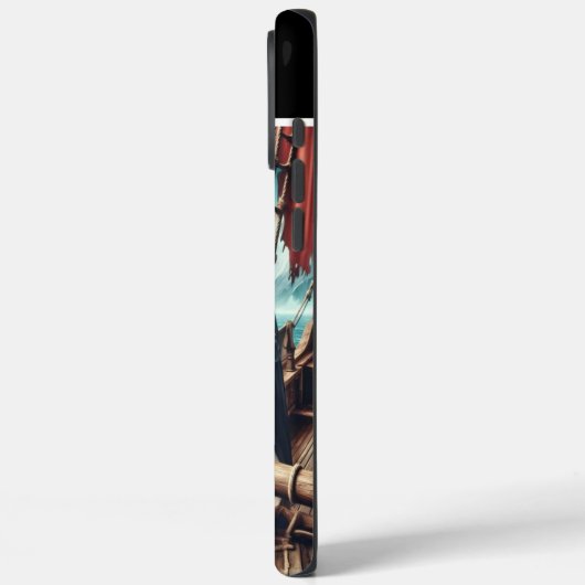 船の上にワシ Case-Mate iPhoneケース (裏面 / 左)