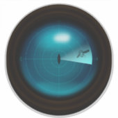 船の上の巨大なイカSonarゴシック航海の様式の怪物 シール (正面)