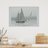 船の中で海に行く奴ら…聖なる書物、 経典 ポスター (キッチン)