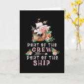 船の乗組員の一部 カード (黄色い花)