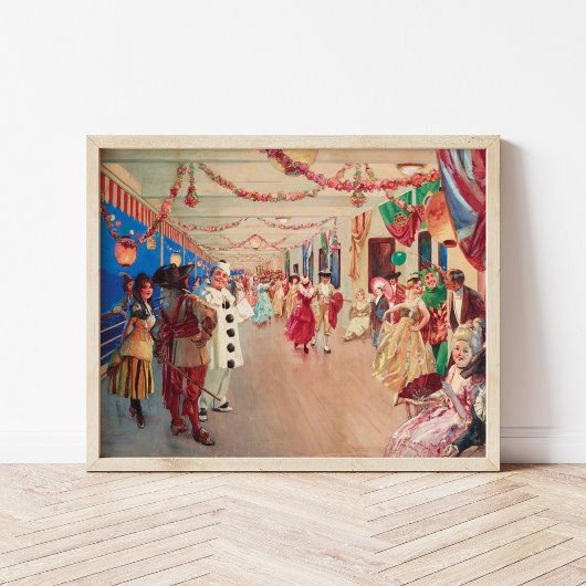 船の仮面のボール | ビクトル・ガブリエル・ギルバート ポスター