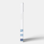 船の名前と錨の花のストライプ Case-Mate iPhoneケース (裏面 / 右)