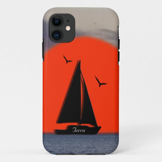 船の名前 Case-Mate iPhoneケース (裏面)