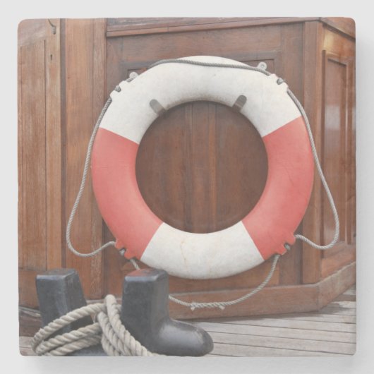 船の安全ベルト ストーンコースター (正面)