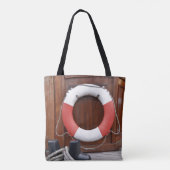 船の安全ベルト トートバッグ (裏面)