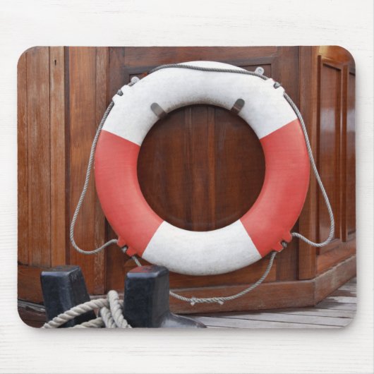 船の安全ベルト マウスパッド (正面)