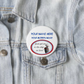 船の巡航の名前入りの記章に得て下さい 缶バッジ (インサイチュ)