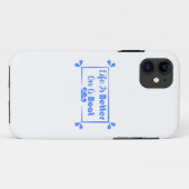 船の引用文は命が惜し縁どい Case-Mate iPhoneケース (裏面(横))