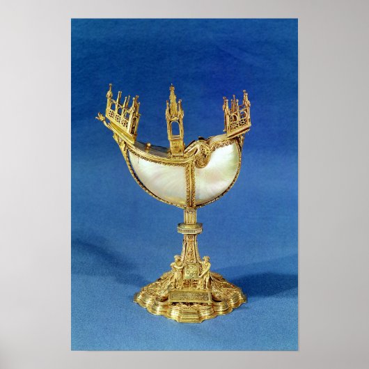 船の形をした線香立て ポスター (正面)