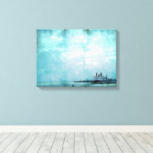 船の形状 キャンバスプリント (インサイチュ (ウッドフロア))
