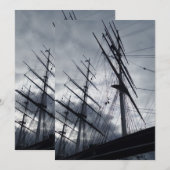 船の招待状 招待状 (正面/裏面)