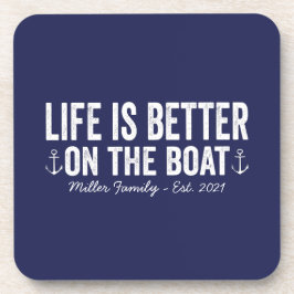 船の方が命が好い |ネイビー飲料用コースター コースター