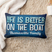 船の方が命が好い ランバークッション (ブランケット)