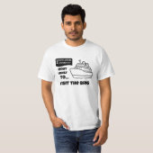 船の旅のブリック訪問者が一番多いTシャツ Tシャツ (正面フル)