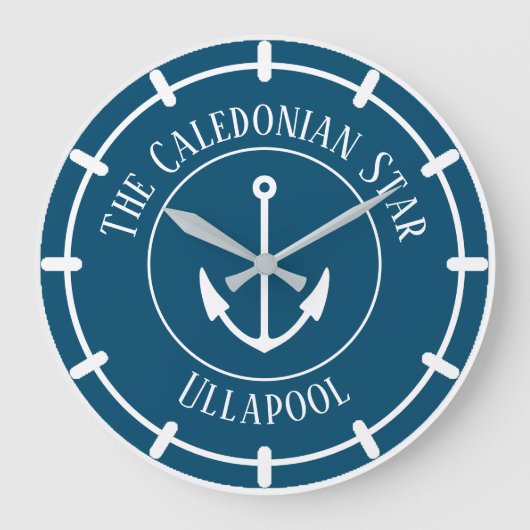船の時計。船の大時計 ラージ壁時計 (正面)