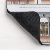 船の横断面そして高度、1776年 マウスパッド (コーナー)