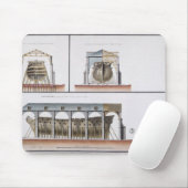 船の横断面そして高度、1776年 マウスパッド (マウス)