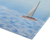 船の海景 カッティングボード (角)