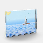 船の海景 フォトブロック (左)