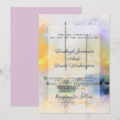 船の結婚式招待状 招待状 (正面/裏面)