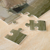 船の絵画(キャンバスの油) ジグソーパズル (側面)