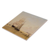 船の絵画(キャンバスの油) 2 タイル (側面)