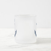 船の航海のいかり フロストグラスマグカップ (中央)