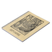 船の航海日誌ヴィンテージ航海日誌 ノートブック (左側)