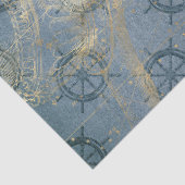 船の舵を青のデコページに 薄葉紙 (詳細)