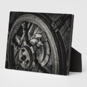 船の舵 フォトプラーク (側面)