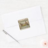 船の荷を下すこと スクエアシール (封筒)