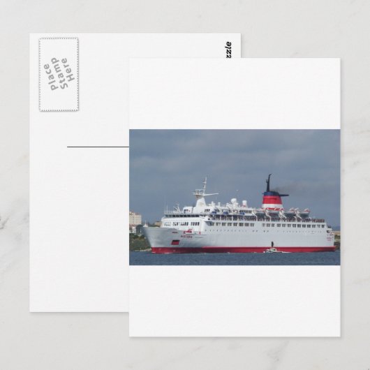 船の藤。 ポストカード (正面/裏面)