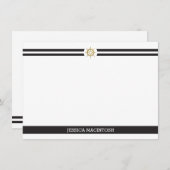 船の車輪のメッセージカード ノートカード (正面/裏面)