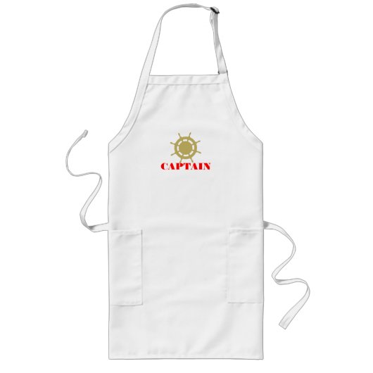 船の車輪の大尉 ロングエプロン (正面)