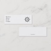 船の車輪 スキニー名刺 (正面/裏面)