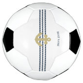 船の錨+ロープ サッカーボール (回転)