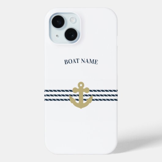 船の錨+ロープ Case-Mate iPhoneケース (裏面)