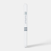 船の錨+ロープ iPhone 15ケース (左側面)