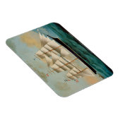 船の飛び火、香港湾 マグネット (右側)