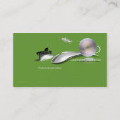 船の飛行機の列車の旅行会社の名刺 名刺 (裏面)