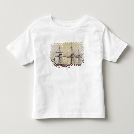 船の「La Ville deパリ トドラーTシャツ (正面)