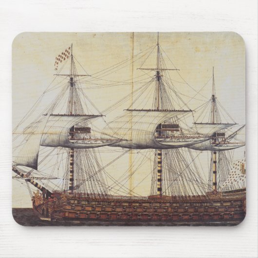 船の「La Ville deパリ マウスパッド (正面)