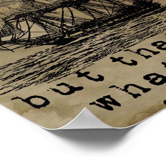 船は入港して安全だ ポスター (角)