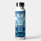 船をボトルに浮かべて海 ウォーターボトル (左面)