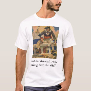 船を引き継いでいる海賊 Tシャツ