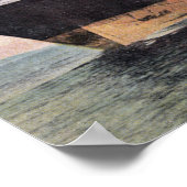 船を海へ引き上げるタグボート ポスター (角)