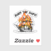 船を燃やす シール (シート)