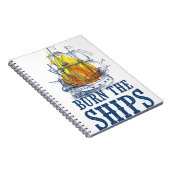 船を燃やす，王と国のファンアート ノートブック (右側)